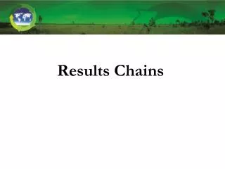 Results Chains