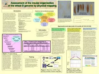 Objective 5. Bioinformatics: Public web-based databases of libraries and maps.