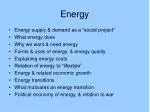 Energy - slide 1