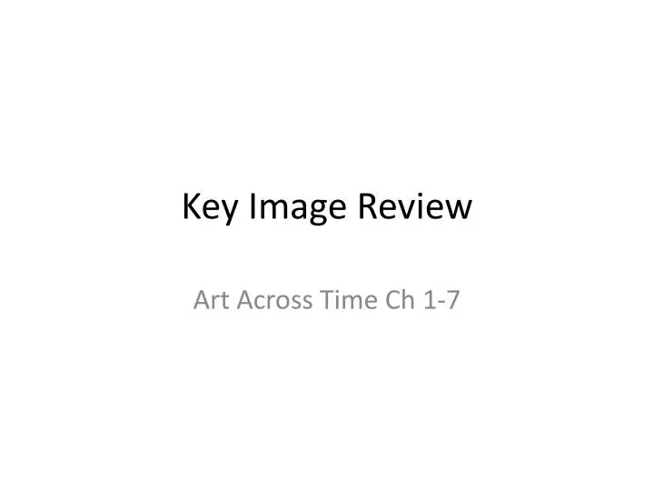 key image review