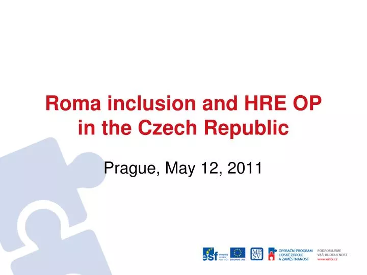 roma inclusion and hre op in the czech republic