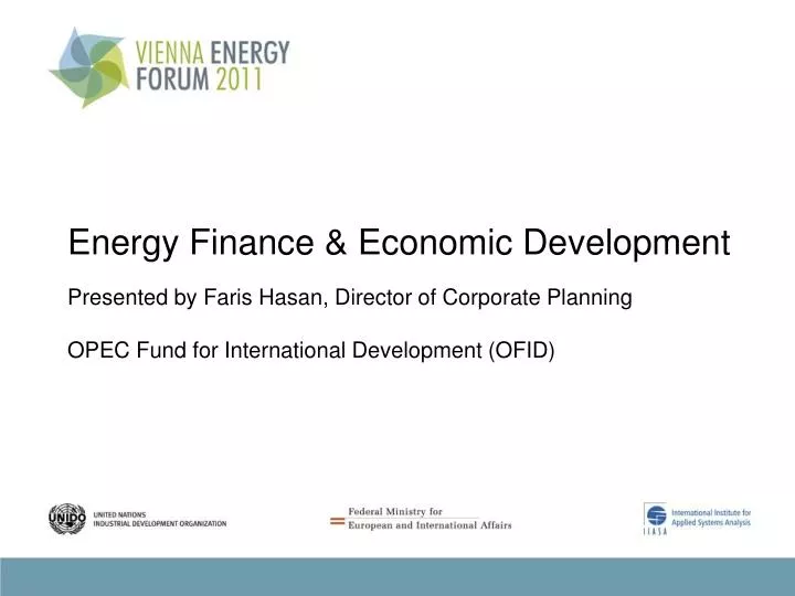 energy finance economic development