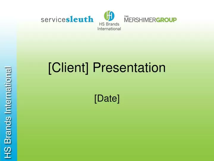 client presentation