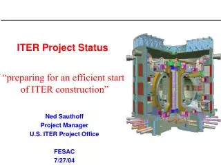 ITER Project Status