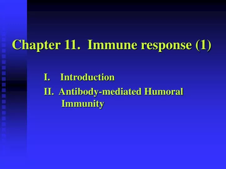 chapter 11 immune response 1