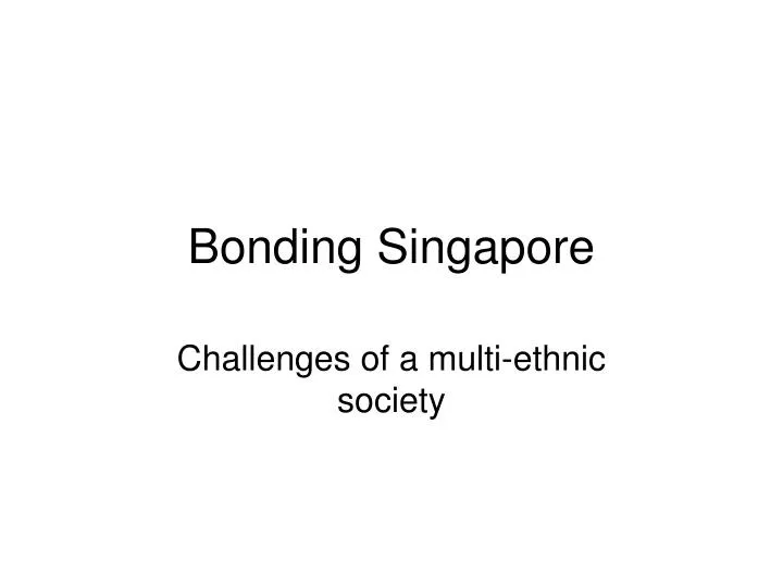 bonding singapore
