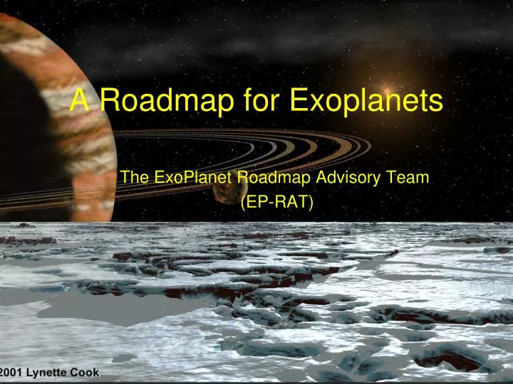 a roadmap for exoplanets