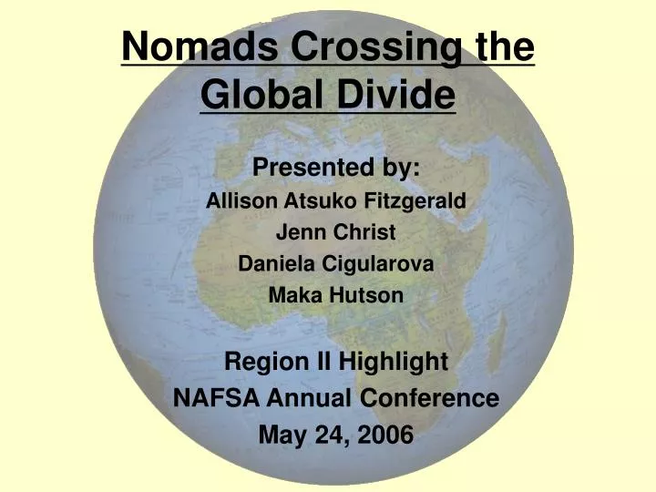 nomads crossing the global divide
