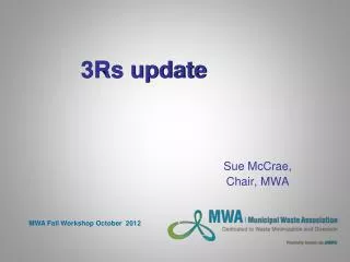 3Rs update