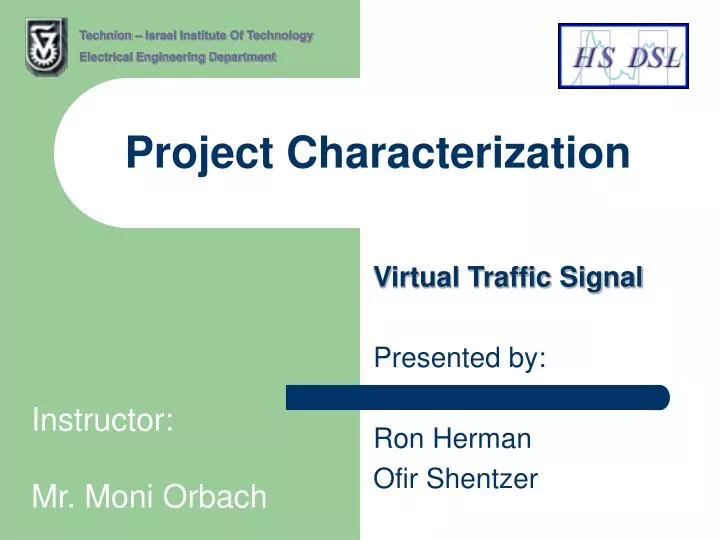 project characterization