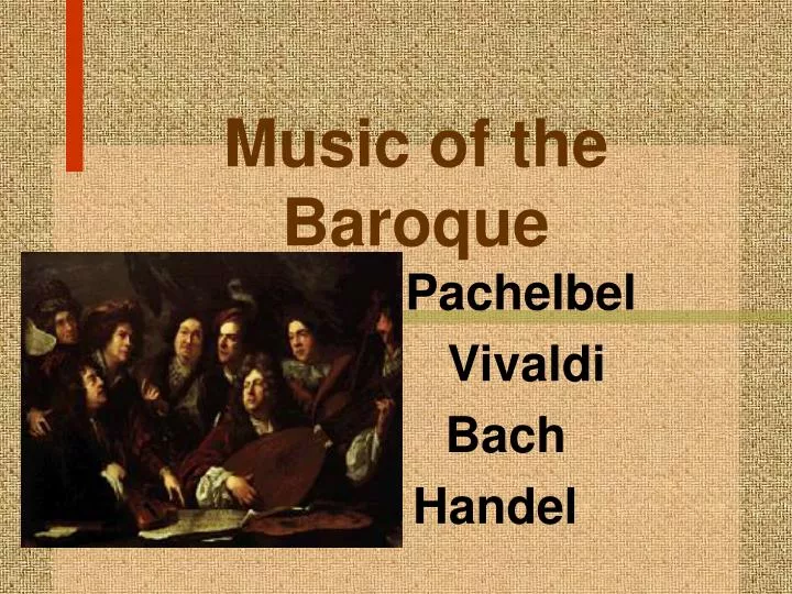 Bach is Baroque