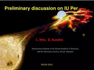Preliminary discussion on IU Per