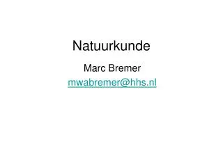 natuurkunde