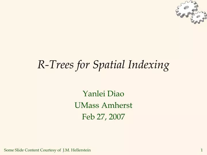 r trees for spatial indexing