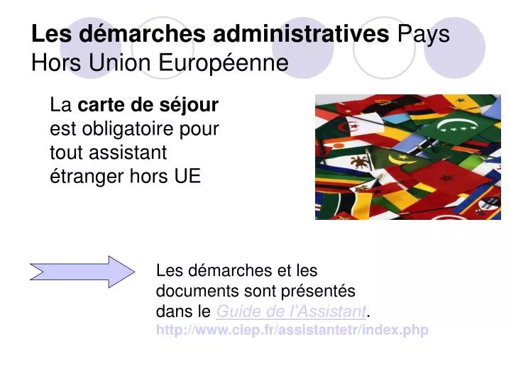 les d marches administratives pays hors union europ enne