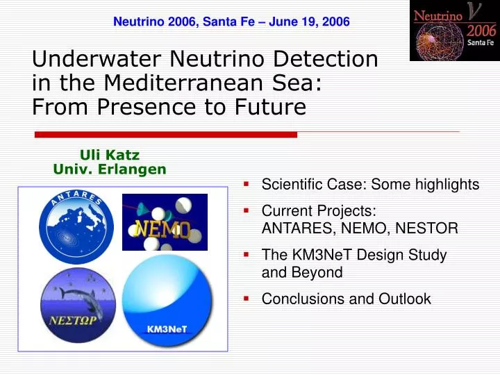 underwater neutrino detection in the mediterranean sea from presence to future