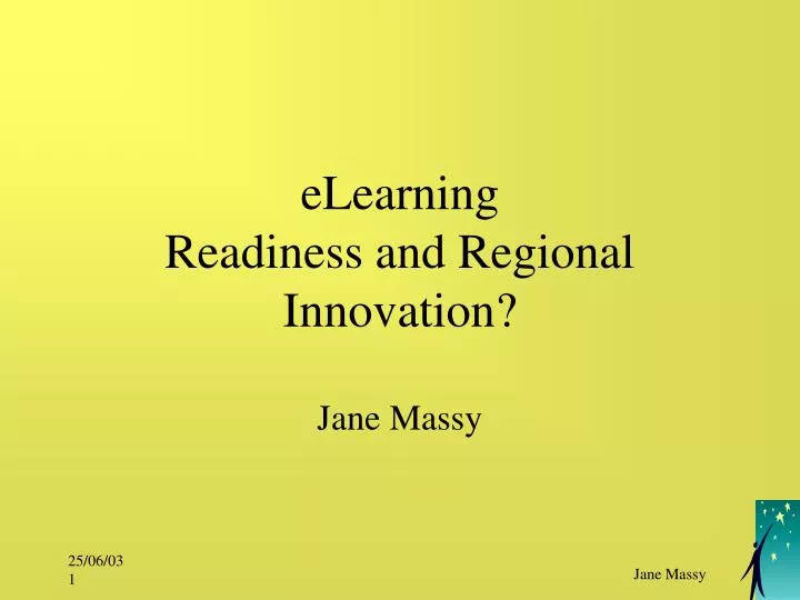 elearning readiness and regional innovation
