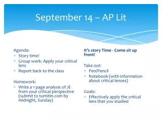 september 14 ap lit