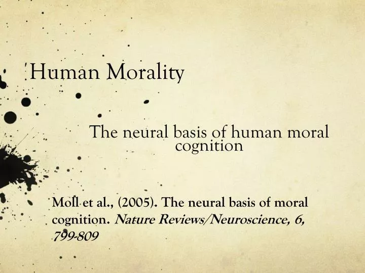 human morality