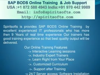 SAP BODS Online Training | SAP BODS Job Support