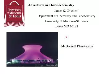 Adventures in Thermochemistry