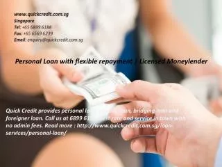 Personal Loan with flexible repayment