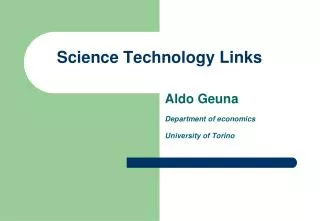 Science Technology Links