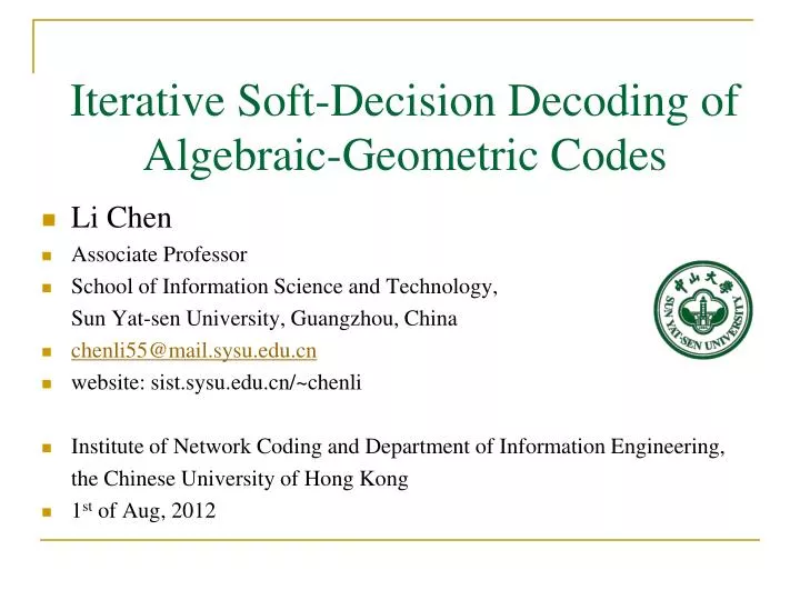 iterative soft decision decoding of algebraic geometric codes