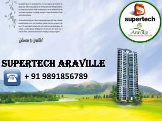 Supertech New Project | Supertech Gurgaon | 9891856789 |