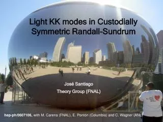Light KK modes in Custodially Symmetric Randall-Sundrum