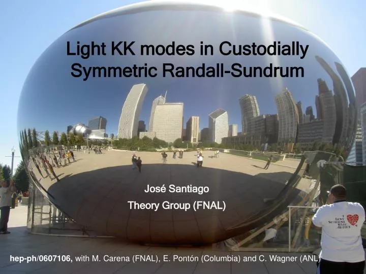 light kk modes in custodially symmetric randall sundrum