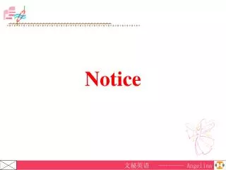 notice