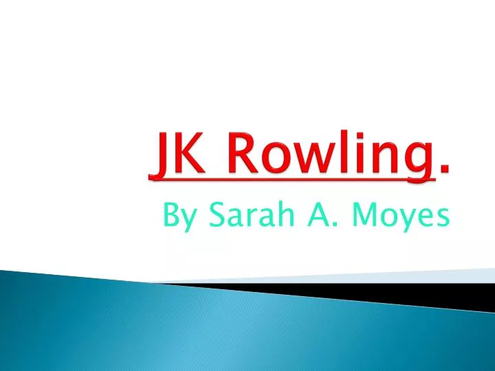 jk rowling