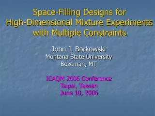 Space-Filling Designs for High-Dimensional Mixture Experiments with Multiple Constraints