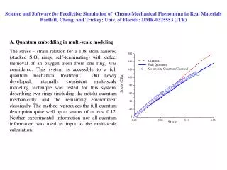 A. Quantum embedding in multi-scale modeling