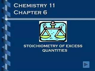 Chemistry 11 Chapter 6