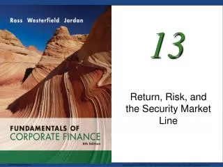 return risk and the security market line