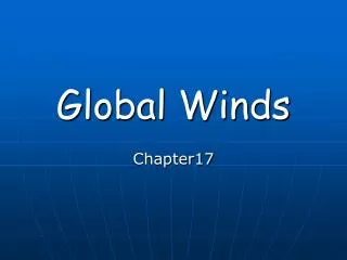 Global Winds