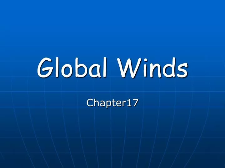 global winds