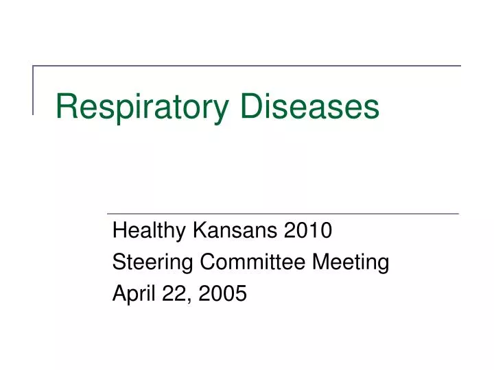 PPT - Respiratory Diseases PowerPoint Presentation, Free Download - ID ...