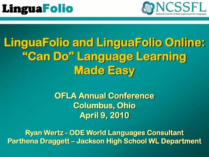 linguafolio and linguafolio online can do language learning made easy