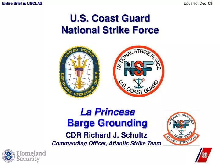 u s coast guard national strike force