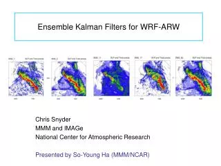 Ensemble Kalman Filters for WRF-ARW