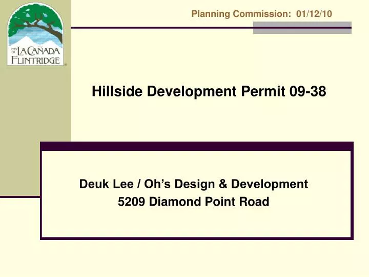 hillside development permit 09 38