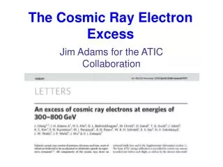 The Cosmic Ray Electron Excess