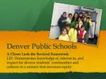 Denver Public Schools - slide 1