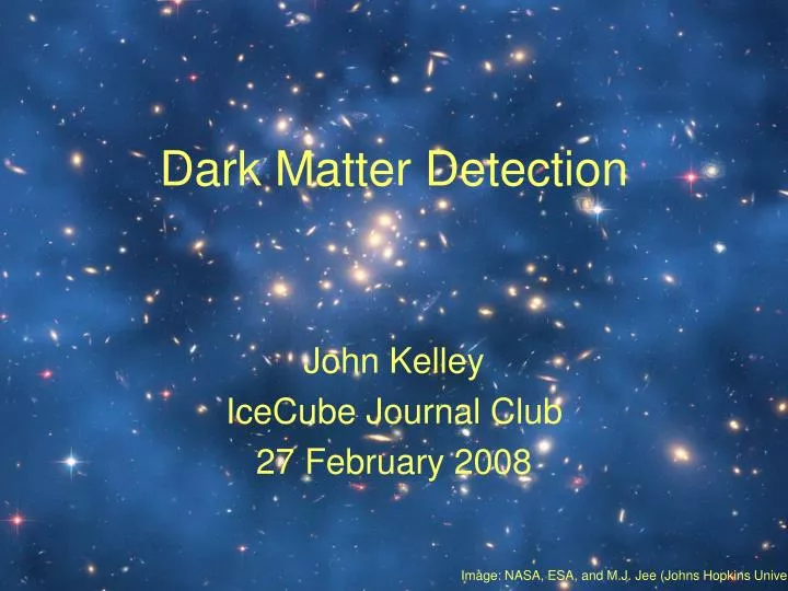 dark matter detection