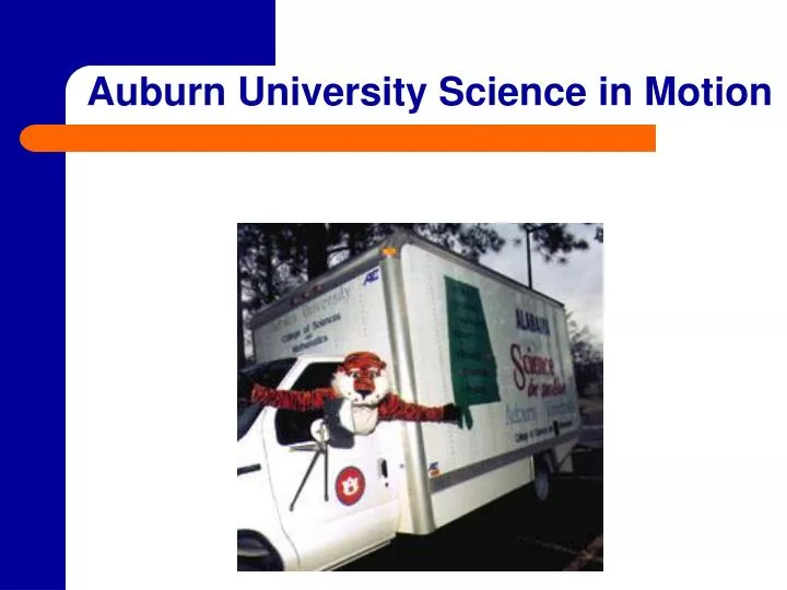 auburn university science in motion