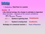 Enthalpy - slide 1