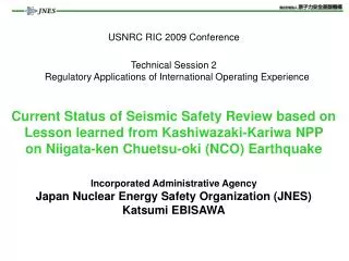A. Nuclear Safety Regulation in Japan